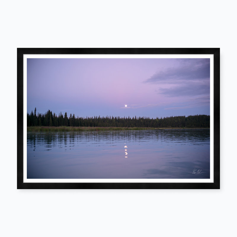 Anchor River Alaska - photographie avec cadre photo