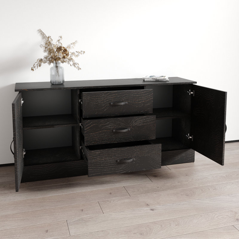 Horus 63" Sideboard with Matte Finish, Espresso