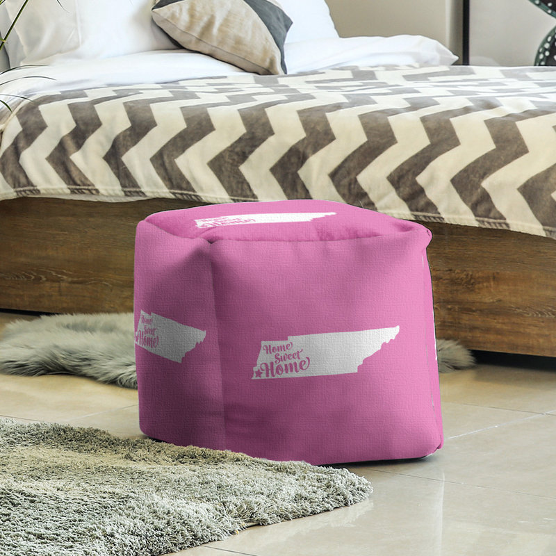 Repose-pieds à cubes memphis the home, Rose