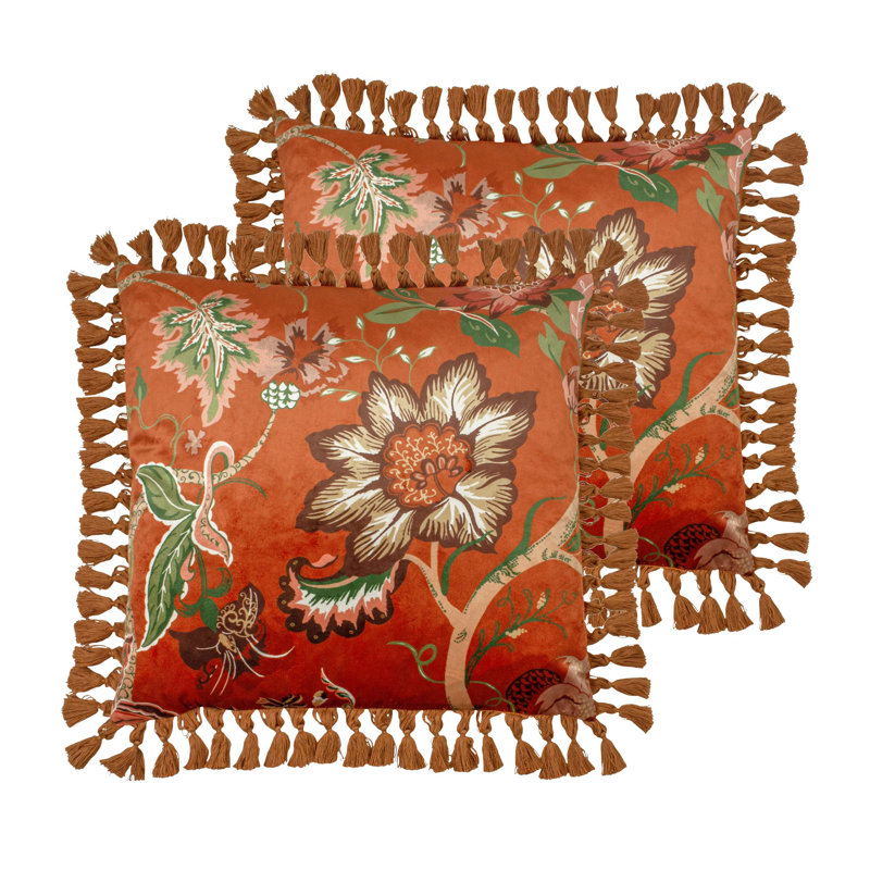 Floral Square Cushion