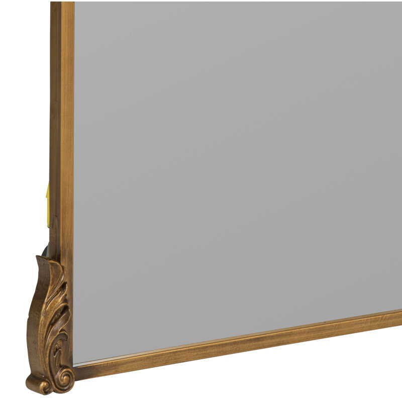 Adeline Arch Metal Mirror, 70.5" x 38", Antique Bronze