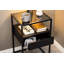 Hohman 40cm W Steel Bedside Table-2040795761