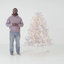 The Holiday Aisle® 6ft. Winchester White Pine Tree with Clear Lights
