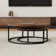 Carbon Steel Nesting Coffee Tables Set - Round Extendable Design with Durable Panel for Living Rooms