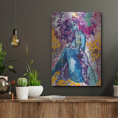 Bungalow Rose 'Lfe' by Justin Copeland, Metal Wall Art, 16" x 24"