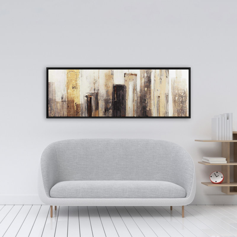 «Earthy Tones City» sur toile