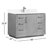 Cloverfield 48'' Single Bathroom Vanity with Cultured Marble Top-93496159-93496160