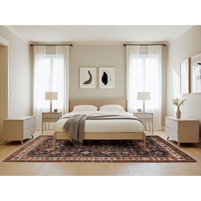 Tapis brun lavable à la machine