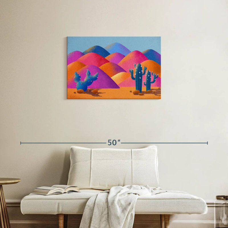 Harnek, désert vibrant de cactus Saguaro, H 20 po x l 30 po