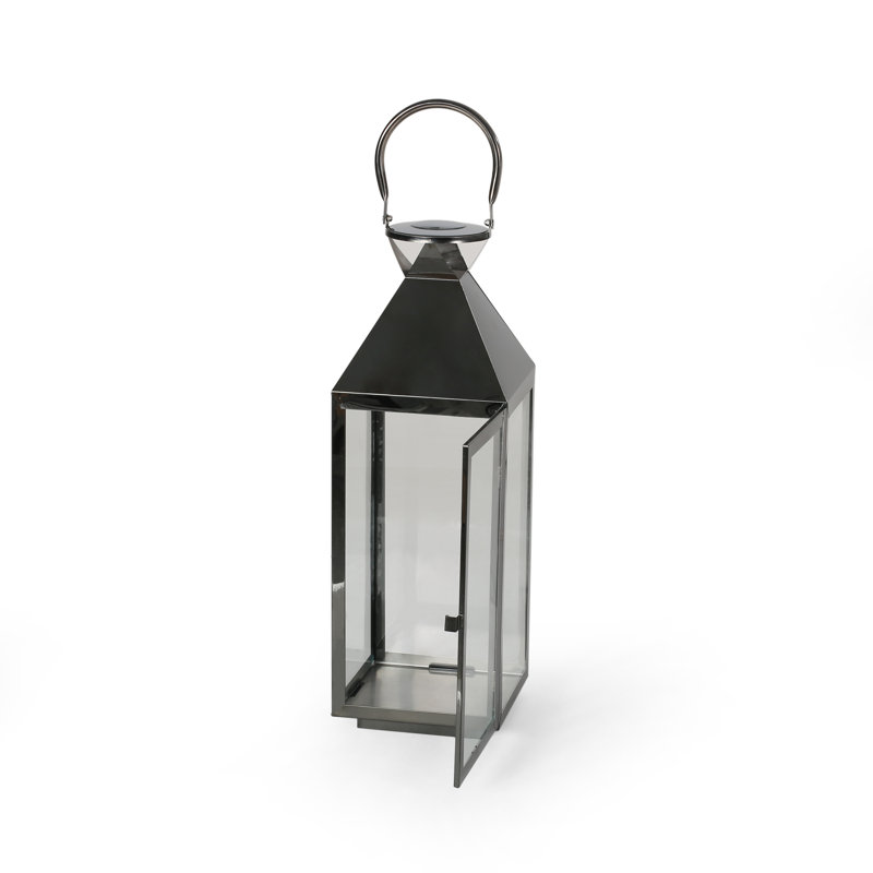 Lanterne d'extérieur Jacobi, Noir, H 21,25 po x l 7,25 po x P 7,5 po