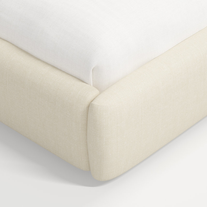Stoffer Home x Cloth and Co. Marisa Bed, California King, Relaxed Linen Cream