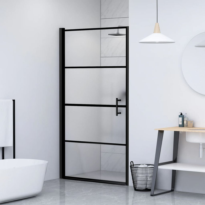 Wimer 810 W x 1950 H with Glass, 81 x 195 cm, half frosted