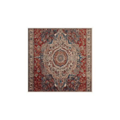 Tapis brun lavable à la machine