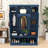Sophisticated Wood Hall Tree with Hooks, Elegant Arch Details and Adjustable Shelves-159733433