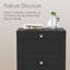 Tasneem 2 Drawer Set Of 2 Bedside Tables Compact Nightstand Storage Cabinet Modern Bedroom Side Table-569651192