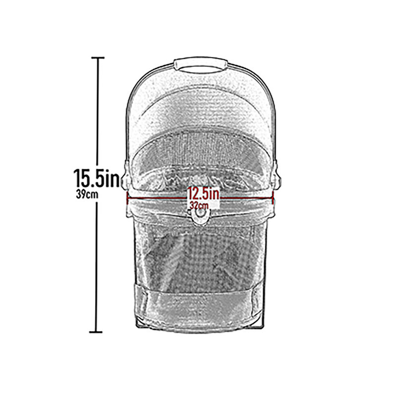 Nylon Collapsible Pet Carrier, Sand