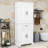 Stepheny Bathroom Storage Cabinet with Drawer and Adjustable Shelves-383618081-368789005