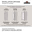 Foyer électrique Napoleon Astound FlexMount - trois tailles, installation flexible, trousses média incluses-98156565