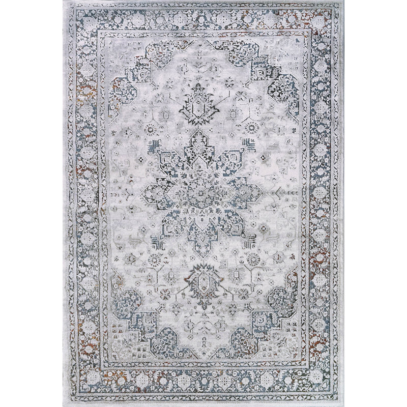 Oriental Indoor Rug, Rectangle 9'2" x 12'