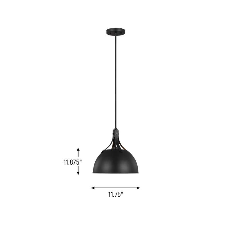 Rockland 1 - Light Pendant, Midnight Black, No, 75W