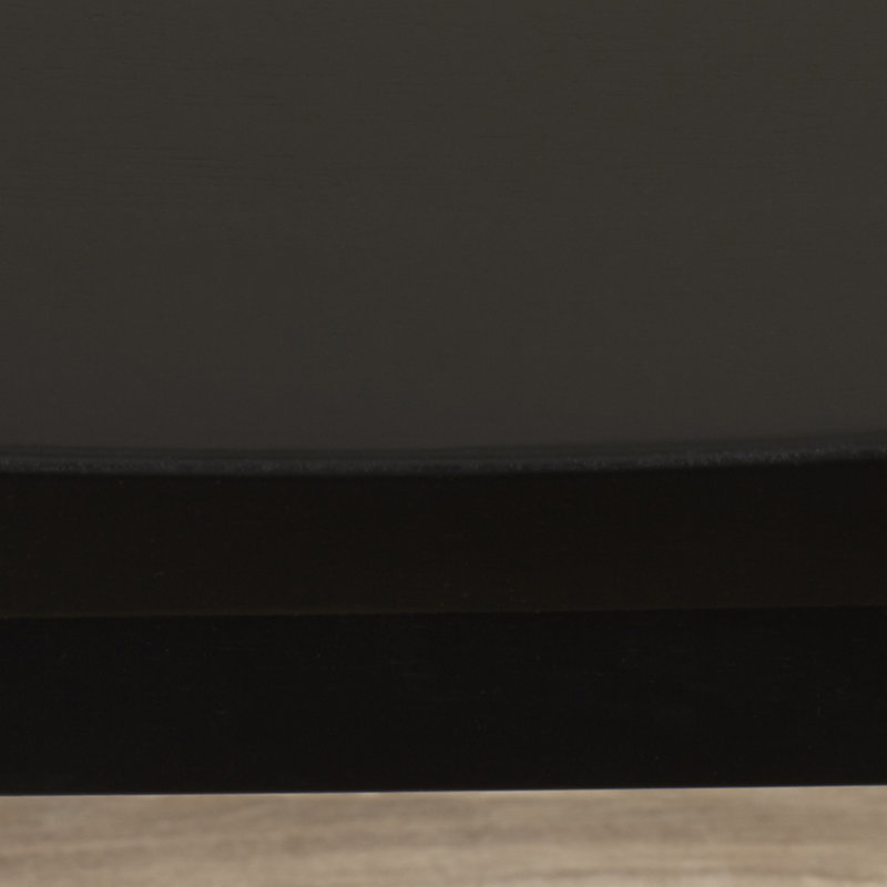 Tehama Solid Wood Counter Stool, Black