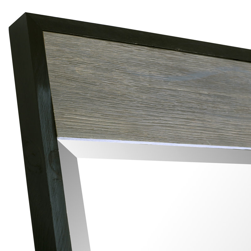 Banton Wood Flat Wall Mirror