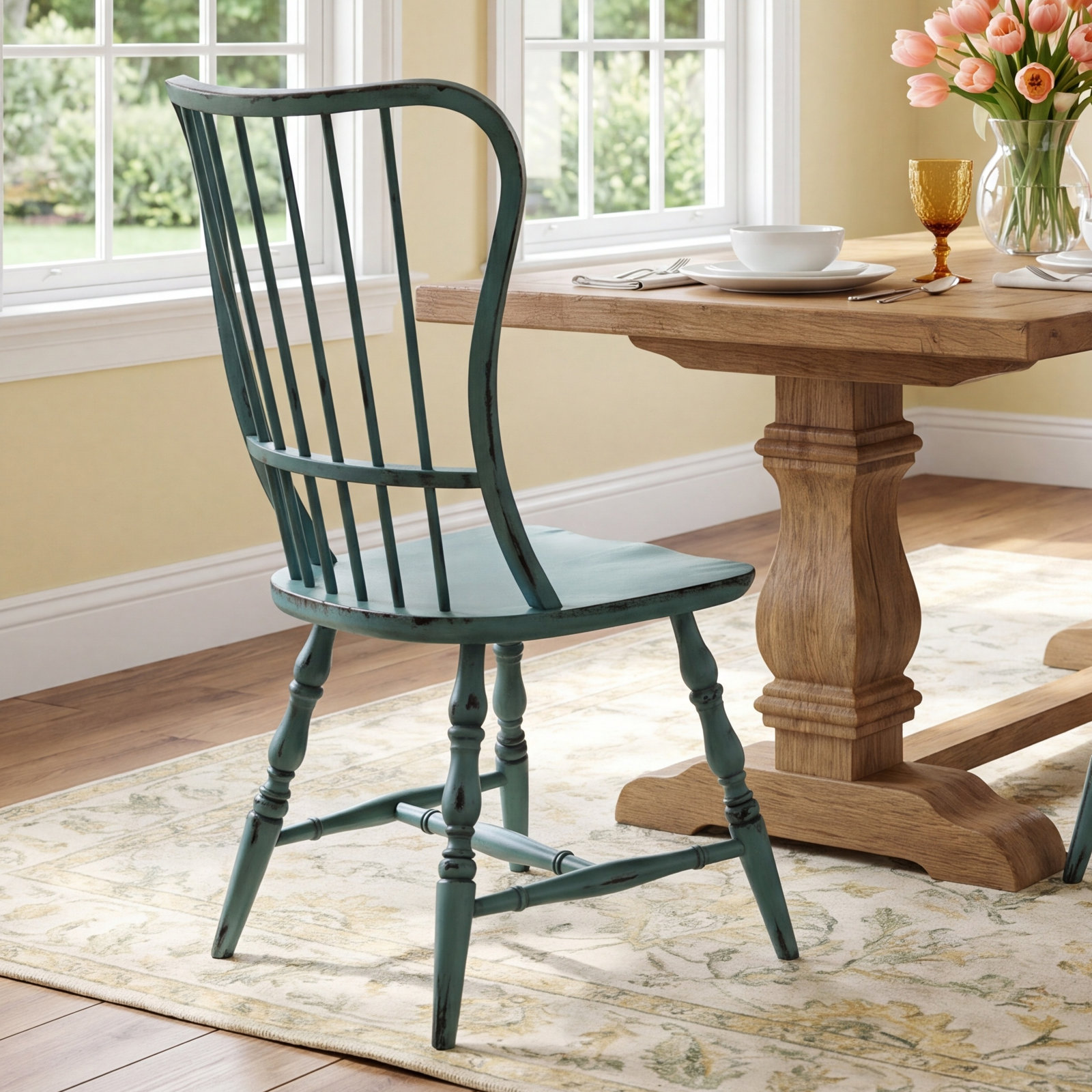 Sanctuary Dining Chair, Antique White