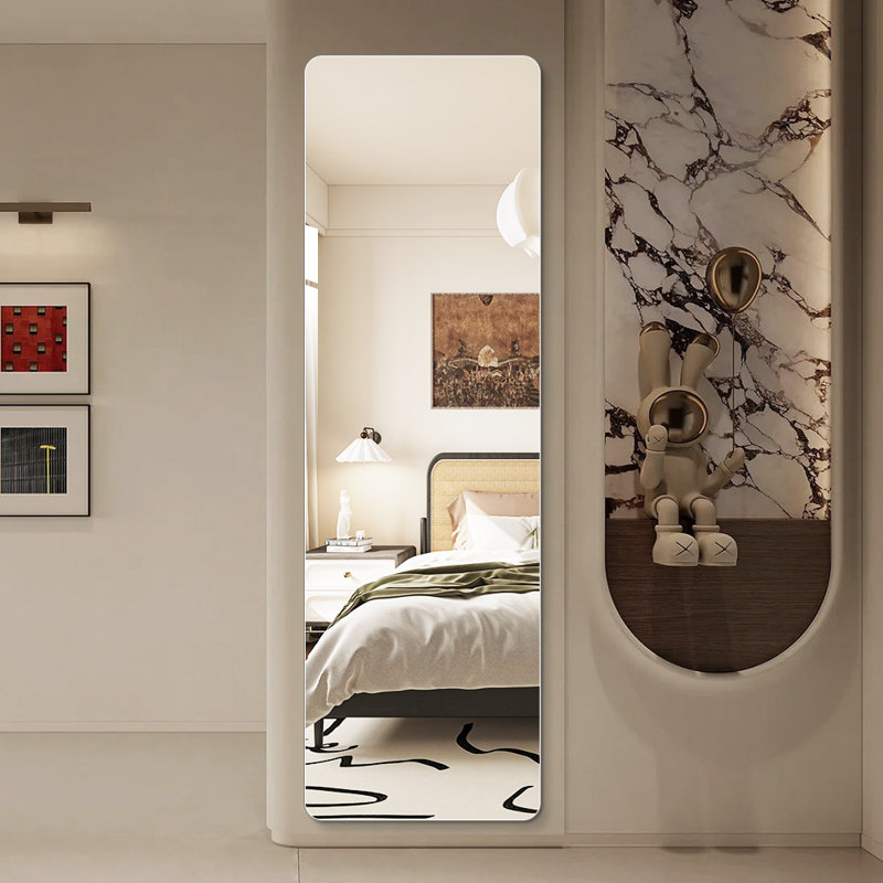 Miroir pleine grandeur sans cadre, 64 po x 19 po