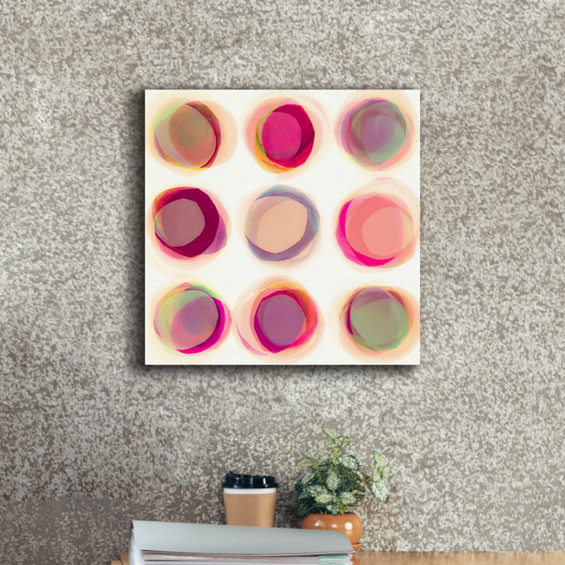 "Looks Like A 10" par Tamar Zinna, art mural sur toile, 18 po x 18 po, H 18 po x l 18 po x P 0,75 po