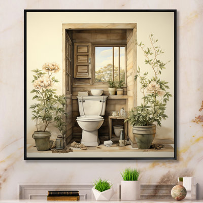 " Toilet Serenity Minimalism II "