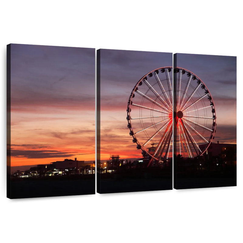 Kerner Ferris Wheel In Myrtle Beach, 28" H x 45" W