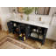 Nashville X P 22 po Meuble-lavabo double en D blanc-112420224