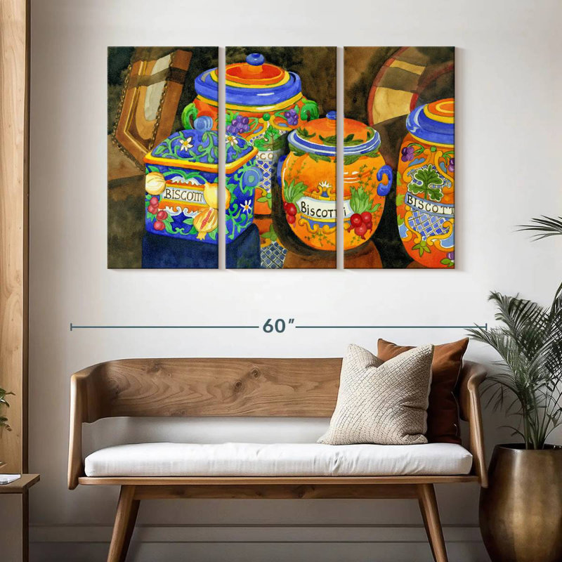 Yarlin Biscotti, 32" H x 50" W
