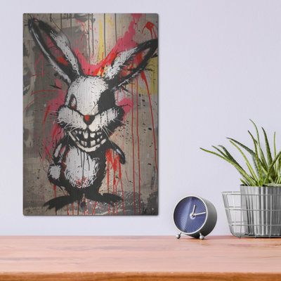 Art mural luxueux «Scary Bunny» par Andreas Magnusson