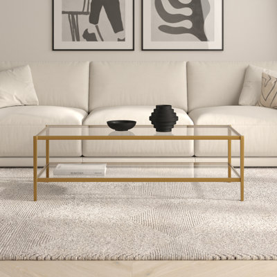 Hera Four Leg Coffee Table with Storage