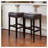 30" Backless Leather Counter Bar Stools