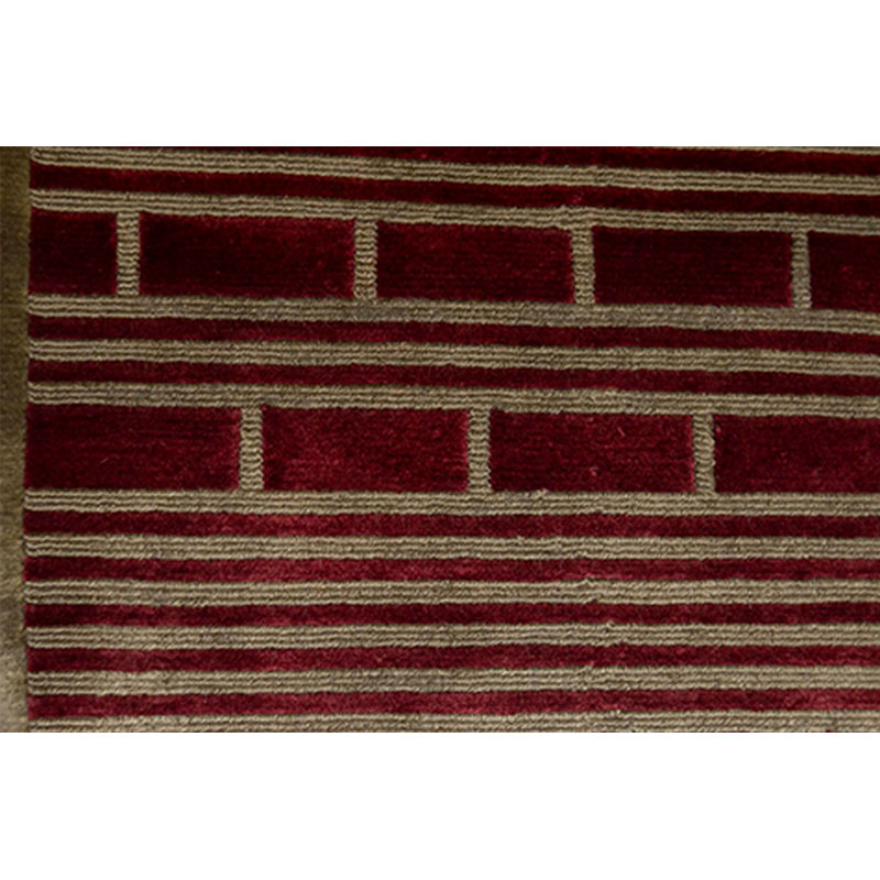 Hand Woven Wool Geometric Area Rug