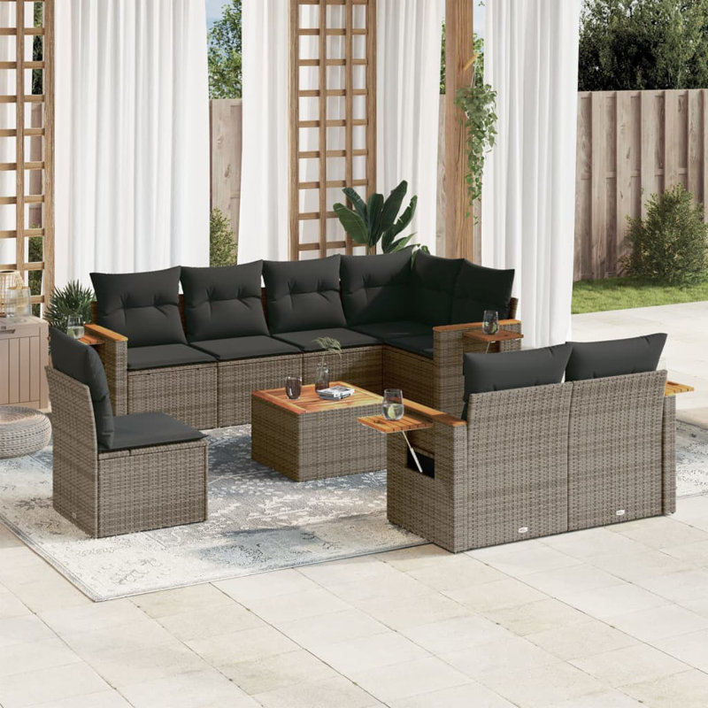 Ensemble de canapé de jardin Vidaxl