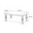 American-style retro rectangular coffee table