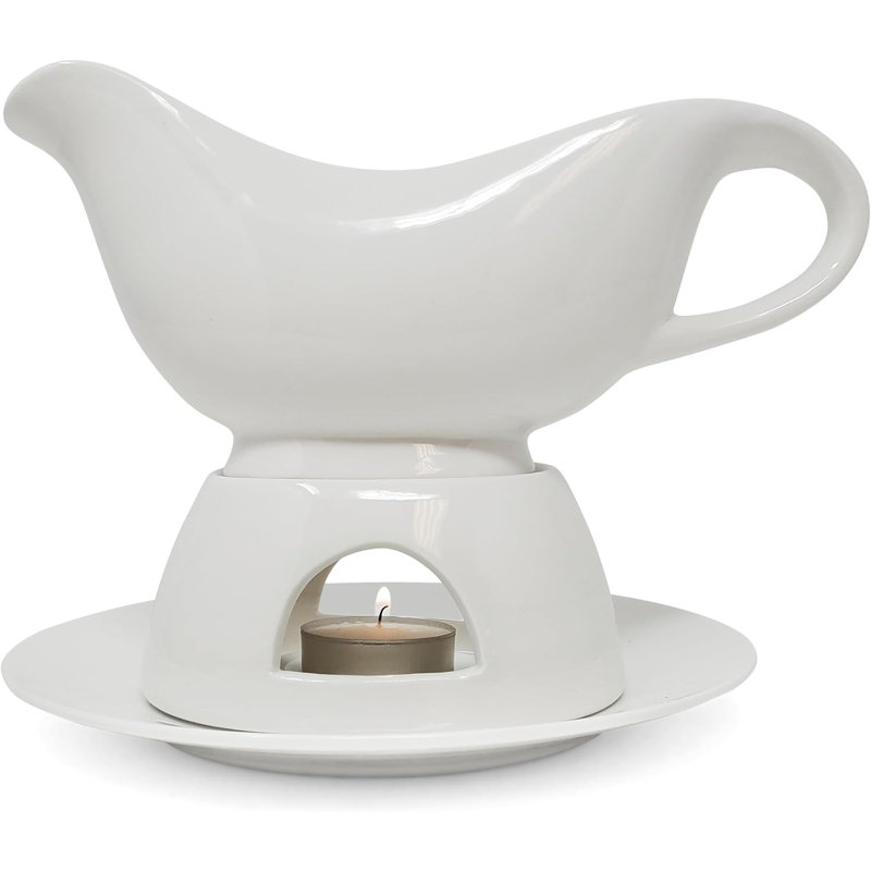 Winston Porter Raisean Ceramic Condiment Server