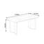 Bureau rectangulaire en bois de noyer durable-2039250320