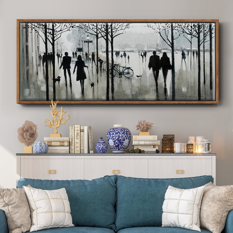 Morning Paris- Framed Canvas