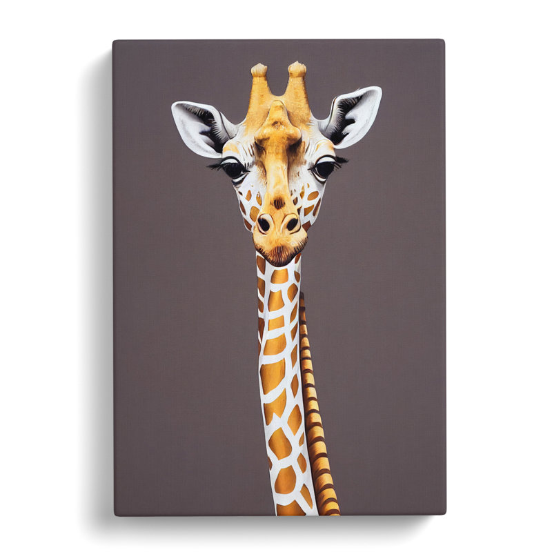 Giraffe Urban - Wrapped Canvas, 76cm H x 50cm W x 3cm D