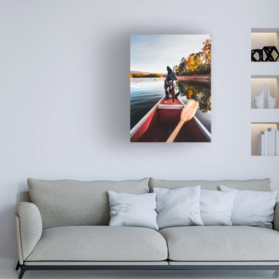 «Wrap and Paddles» de Jared Kreiss, art mural sur toile tendue pour décoration de salon, de chambre à coucher ou de bureau - 24 x 32