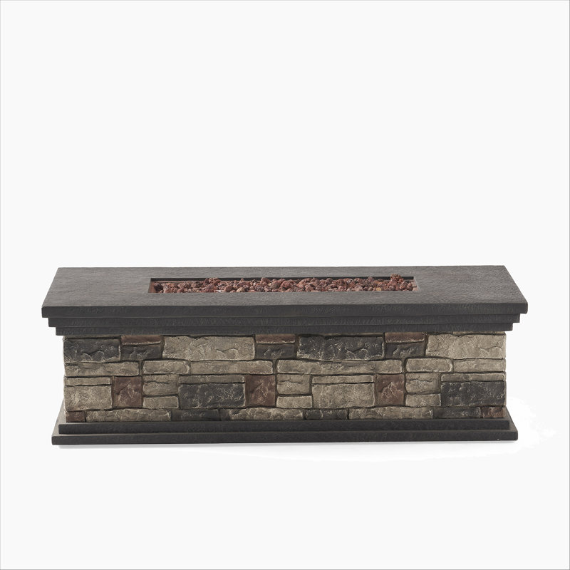 RECTANGLE MGO FIRE PIT - 50 000 BTU