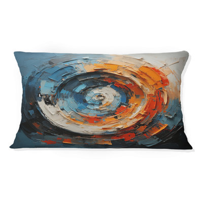 Coussin décoratif à spirales dynamiques