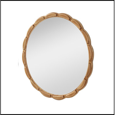Round Parrett with Wood Frame