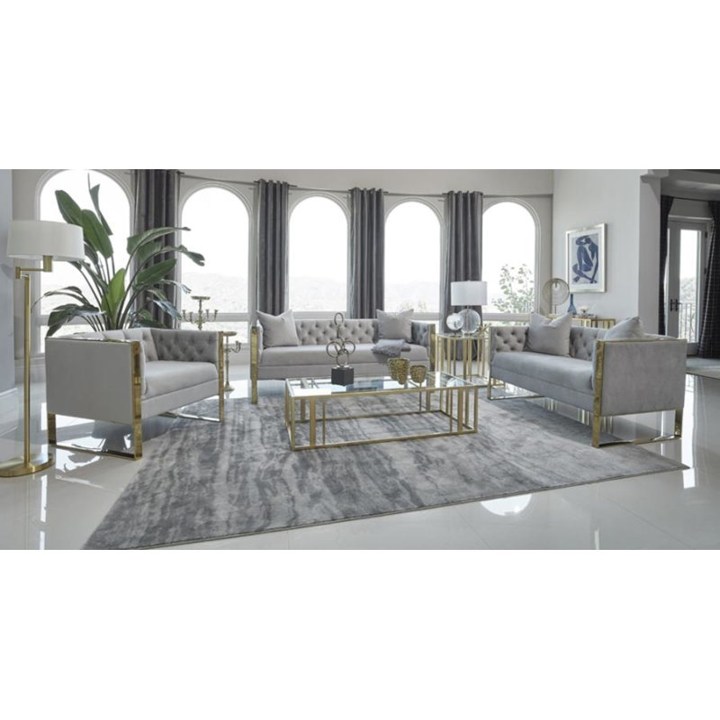 75'' Velvet Sofa