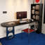 Black Rectangular Solid Wood desk-1454970190