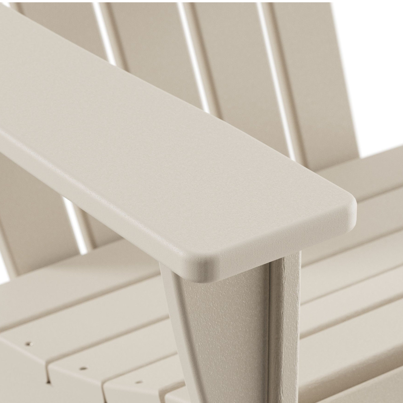 POLYWOOD® Nautical Adirondack Chair, Sand